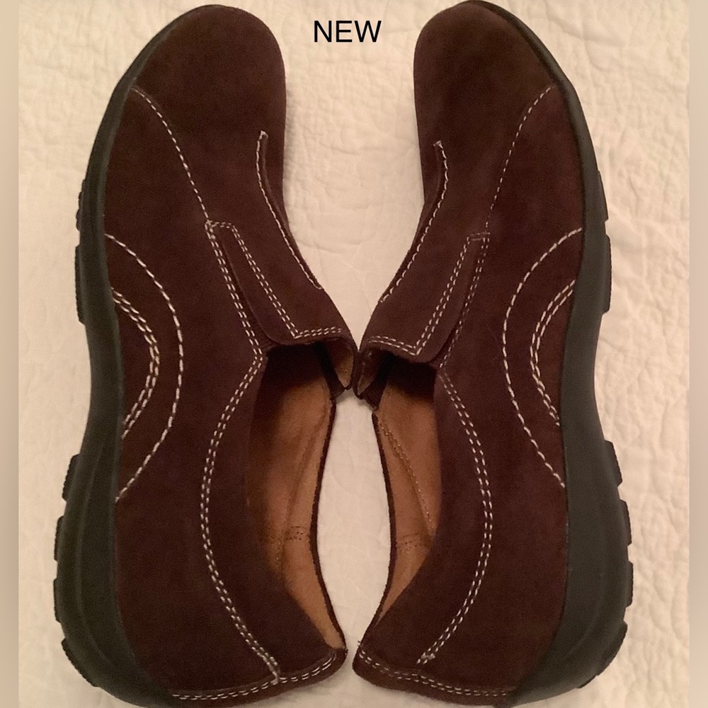 Naturalizer Brown Suede Slip-On Flats NEW Comfort Supportive Shoes